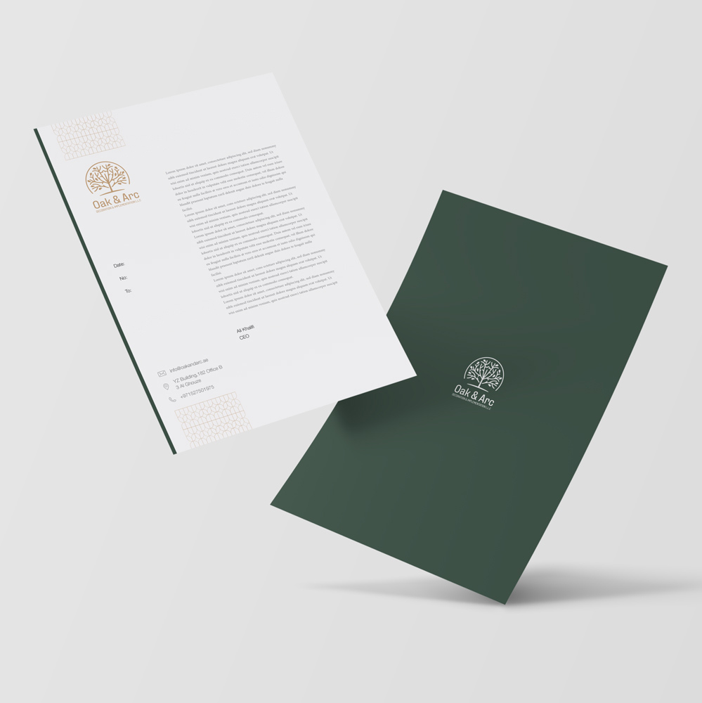 Landscaping & Architecture Company Visual Identity and Website design
